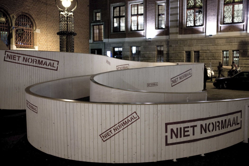 Documentation of the exhibition 'Niet Normaal · Difference on Display', Beurs van Berlage, Amsterdam, 2010.