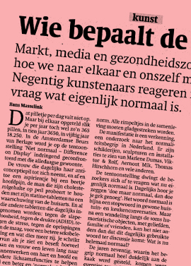 Cover tearsheets 'Niet Normaal · Difference on Display'